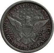 Barber/Liberty Head Quarter Obverse